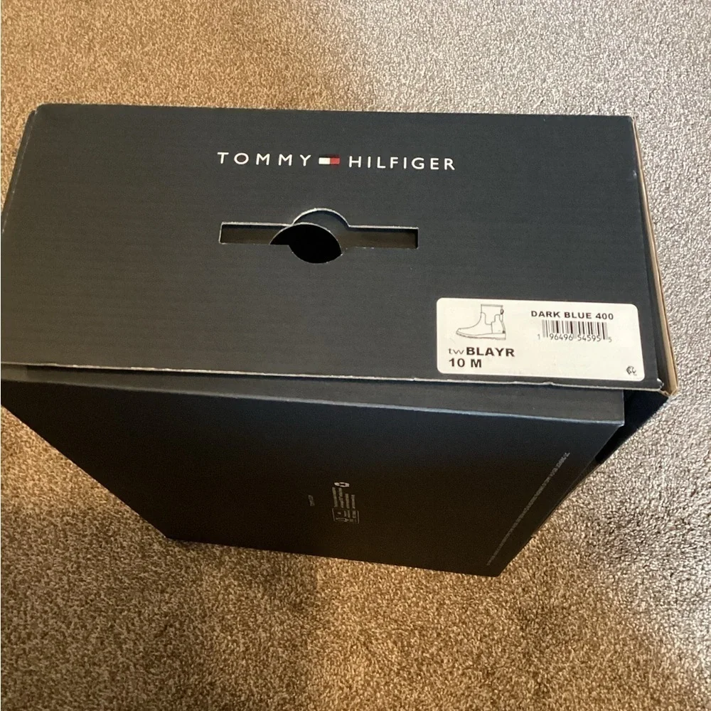 NWT Tommy Hilfiger Dark Blue Blayr Size 10M Rain Boots‎